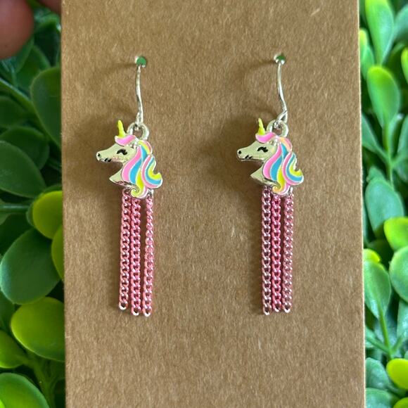 BOGO FREE UNIVORN TASSEL DANGLE EARRINGS - Picture 5 of 5